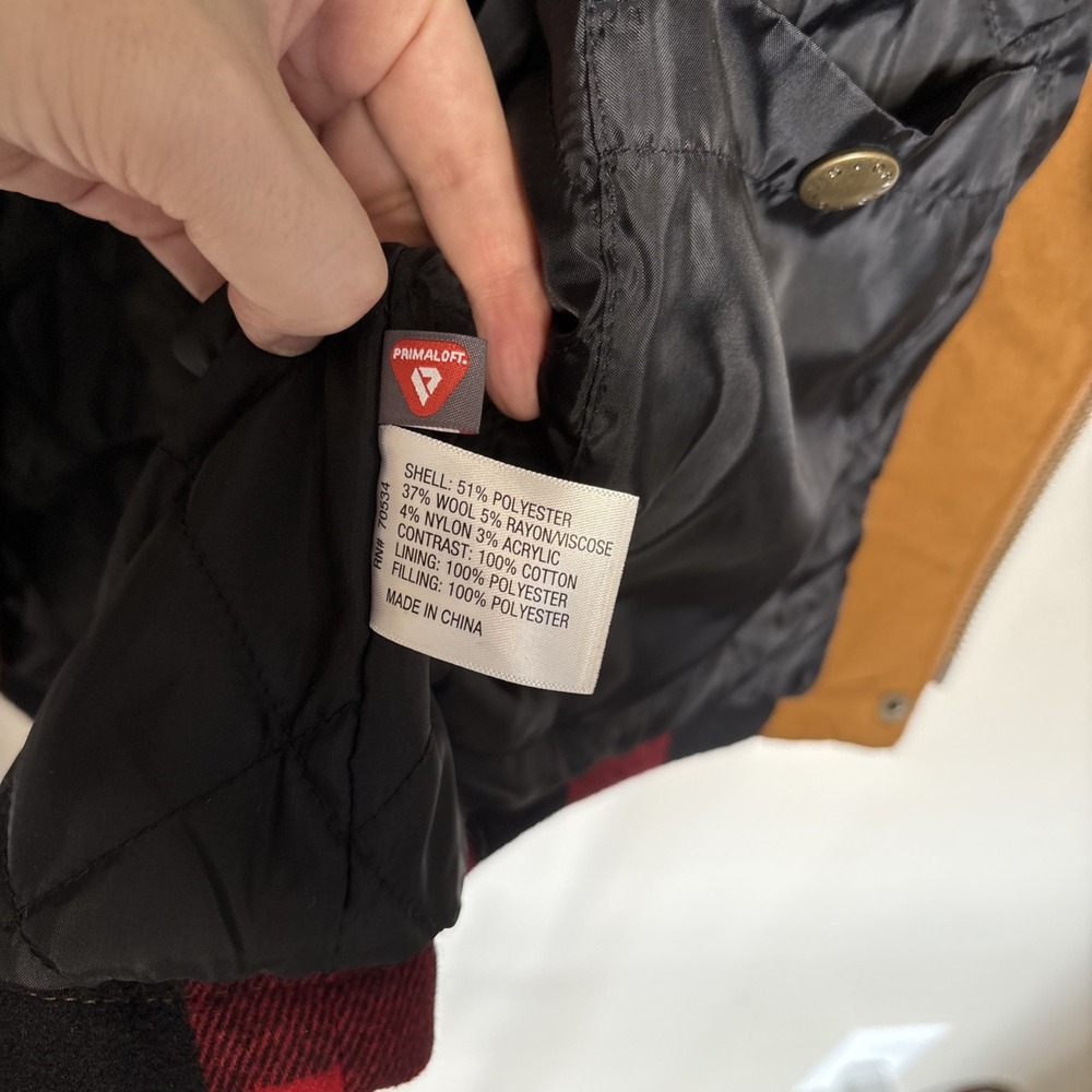 Orvis Field Fresh Women's Wool Vest Buffalo Plaid Winter Layering Cabin Medium - Picture 6 of 6